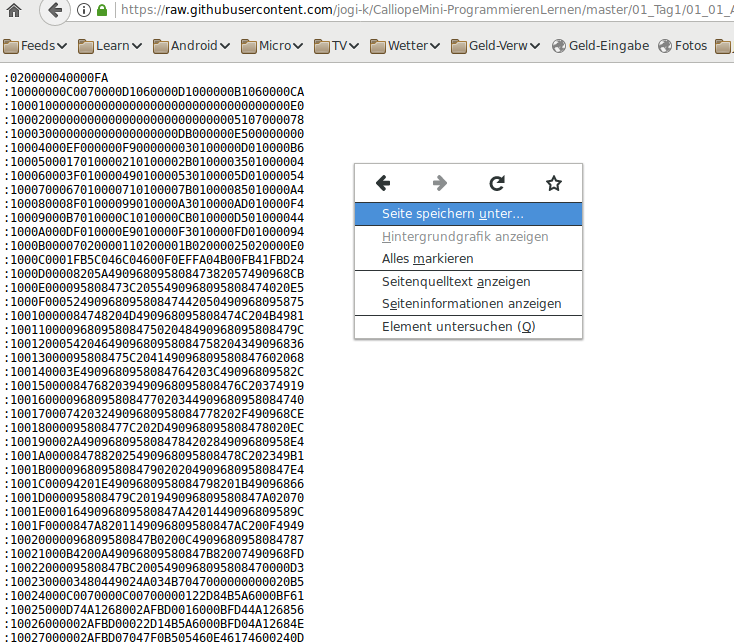 Download HEX-File 2