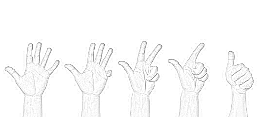 Linke Hand