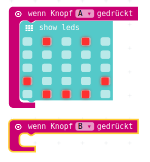 Auswahl anderer Knopf