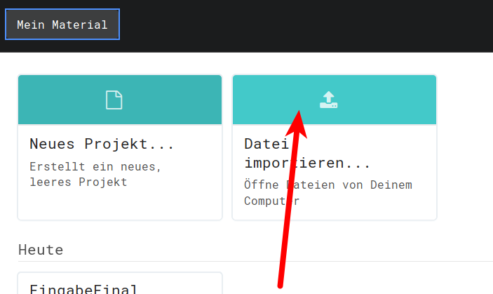 Importieren
