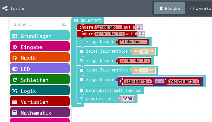 Altes Programm geladen