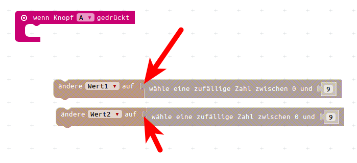 Zufall eingeklickt und korrigiert