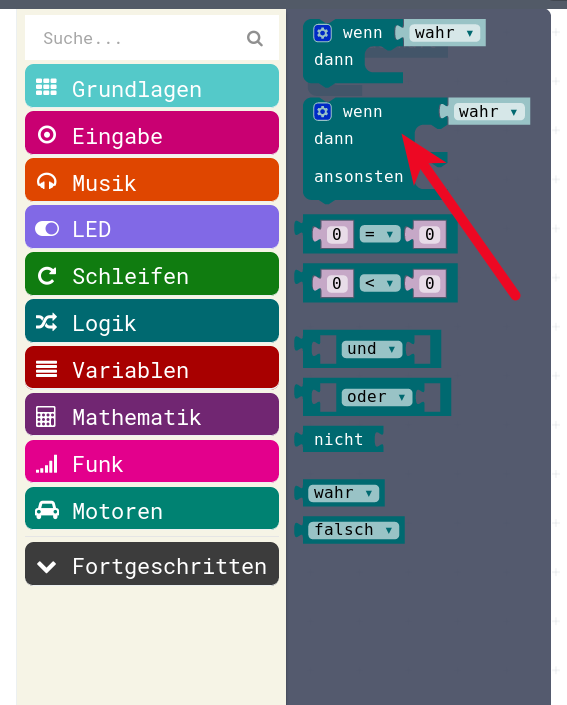 Logik Wenn Dann Ansonsten